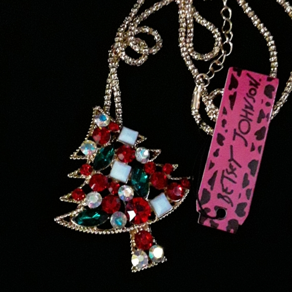 CRYSTAL CHRISTMAS TREE NECKLACE - Picture 5 of 5